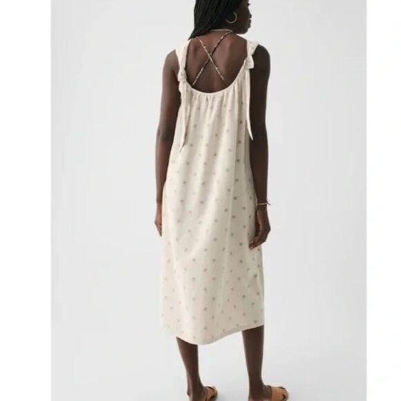 NWT Faherty Dream Cotton Gauze Sintra Dress in Tossed Palm Small - Picture 4 of 16